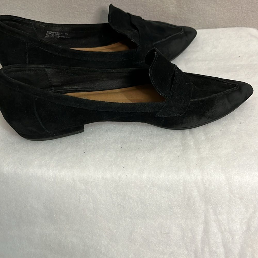 Steve Madden Womens Slip On Loafers Suede Size 10 Black - Picture 6 of 13